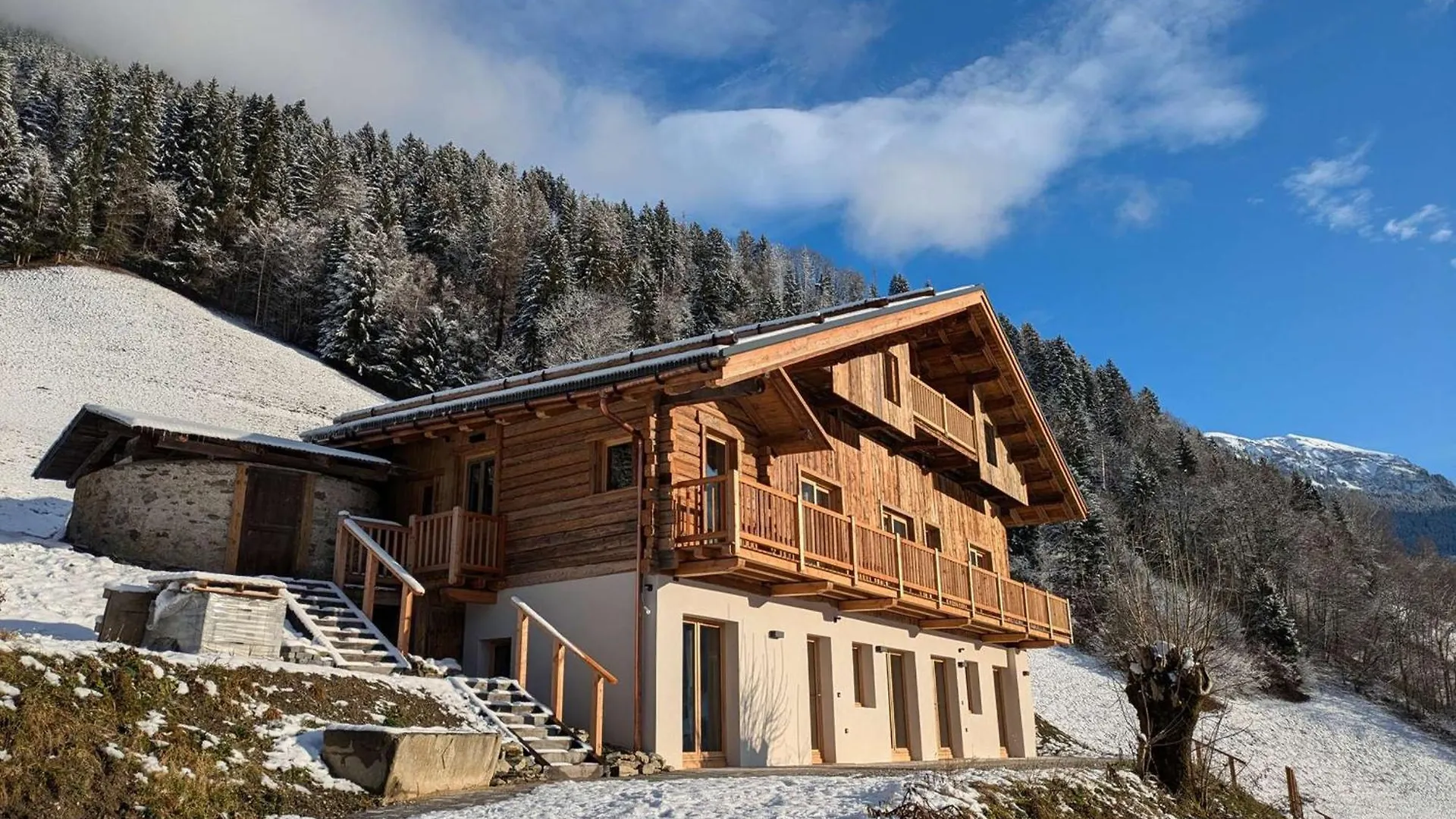 Apartment Chalet Lumineux A Areches-Beaufort Avec Terrasse Et Cuisine Equipee - Fr-1-342-332